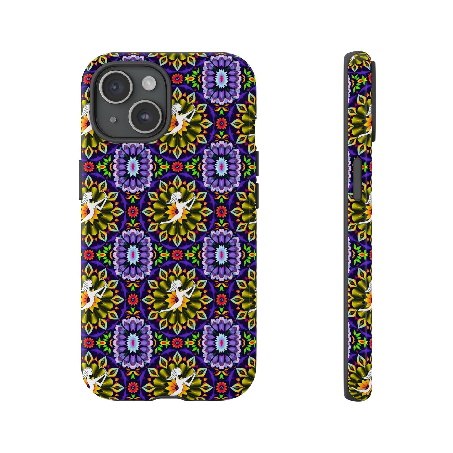 Tough Cases, Sagittarius, Zodiac v1, Flower Pattern