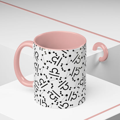Accent Coffee Mug with the Libra sign (11, 15oz)