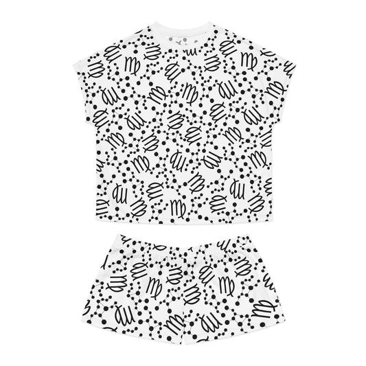 Women's Short Pajama Set Virgo Zodiac Sign (AOP)