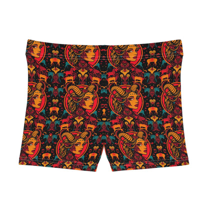 Women's Shorts, (AOP), Taurus, Zodiac, Sexy Pattern