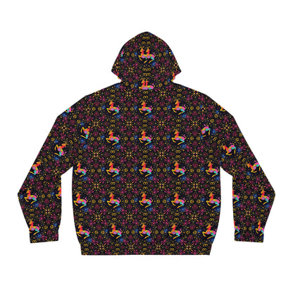 Full-Zip Hoodie (AOP), Capricorn, Zodiac v1, Pattern