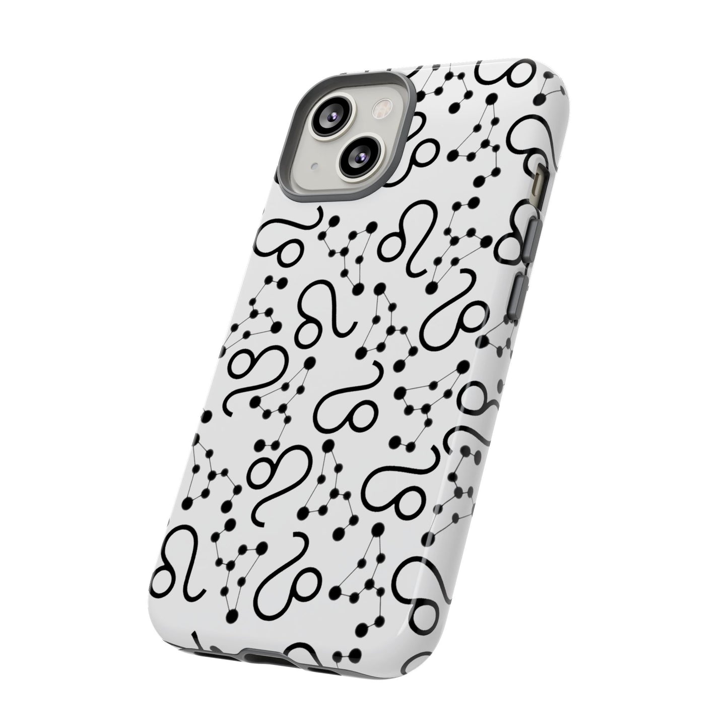 Tough Cases with the Leo Zodiac sign for iPhone, Samsung Galaxy, and Google Pixel devices