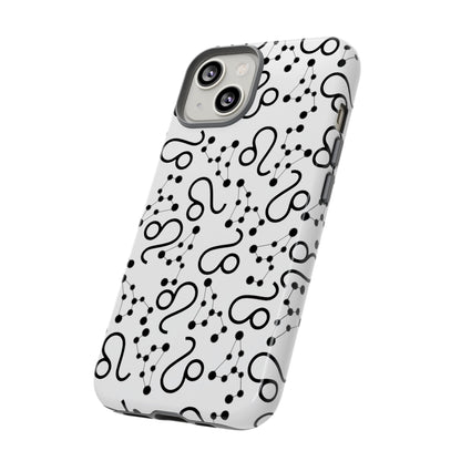 Tough Cases with the Leo Zodiac sign for iPhone, Samsung Galaxy, and Google Pixel devices