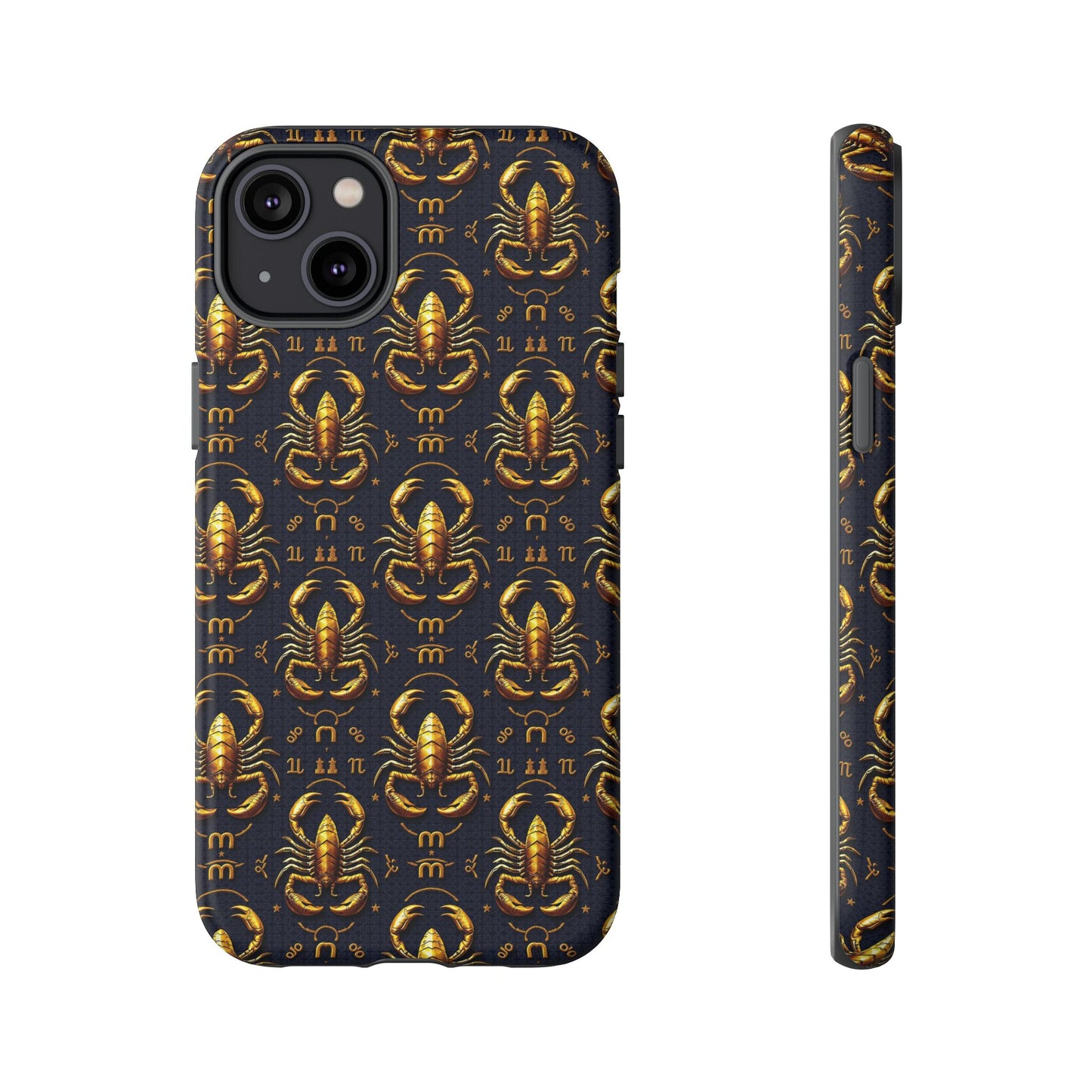 Tough Cases, Scorpio, Zodiac, Metal Pattern
