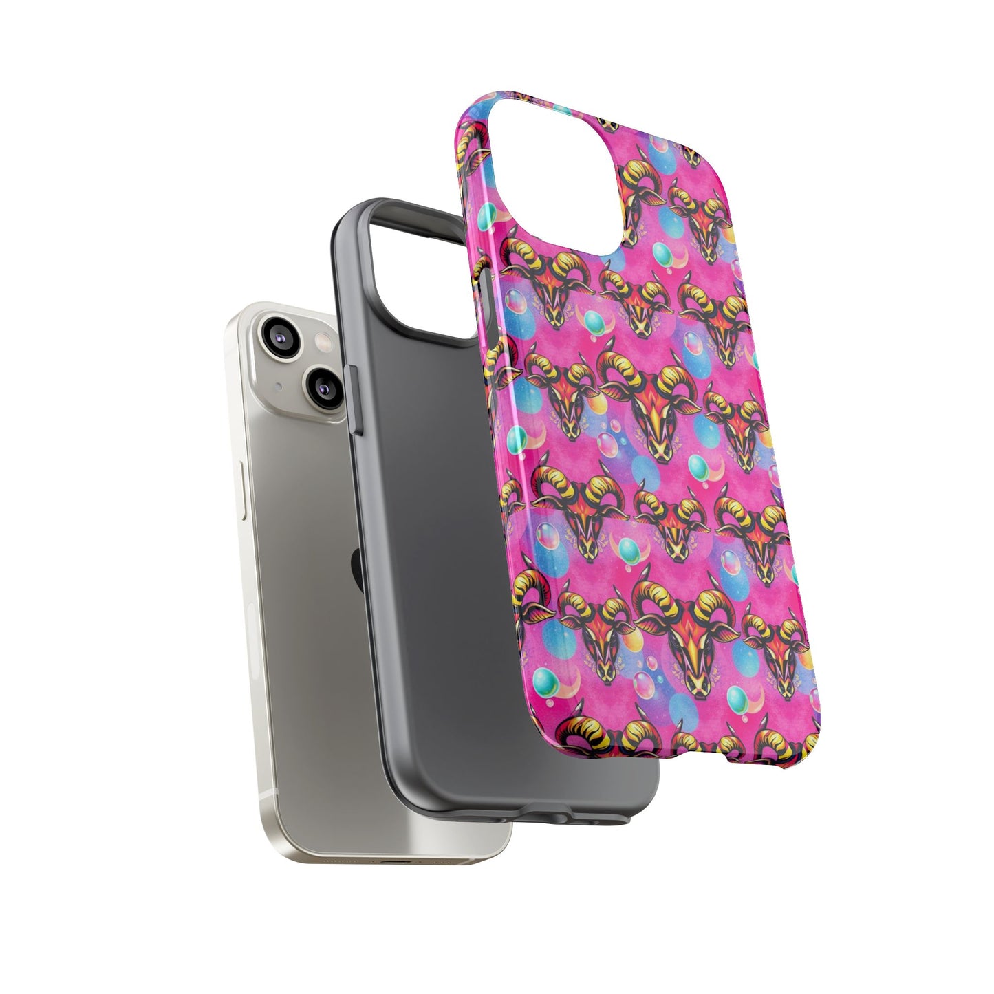 Tough Cases, Taurus, Zodiac, Bubble Pattern