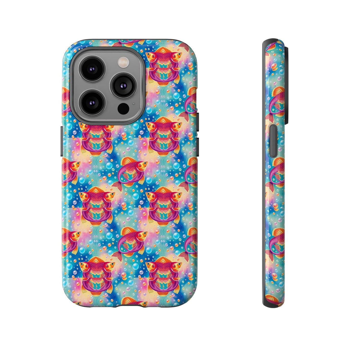 Tough Cases, Pisces, Zodiac v1, Bubble Pattern