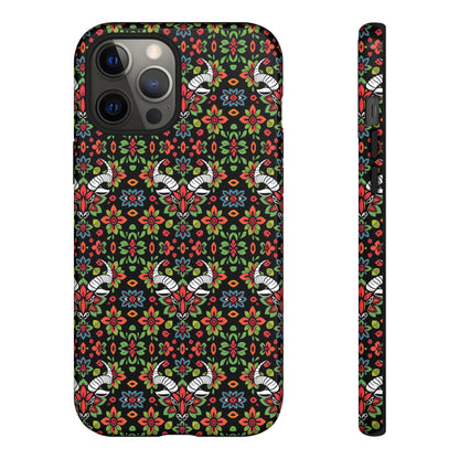 Tough Cases, Taurus, Zodiac v2, Flower Pattern
