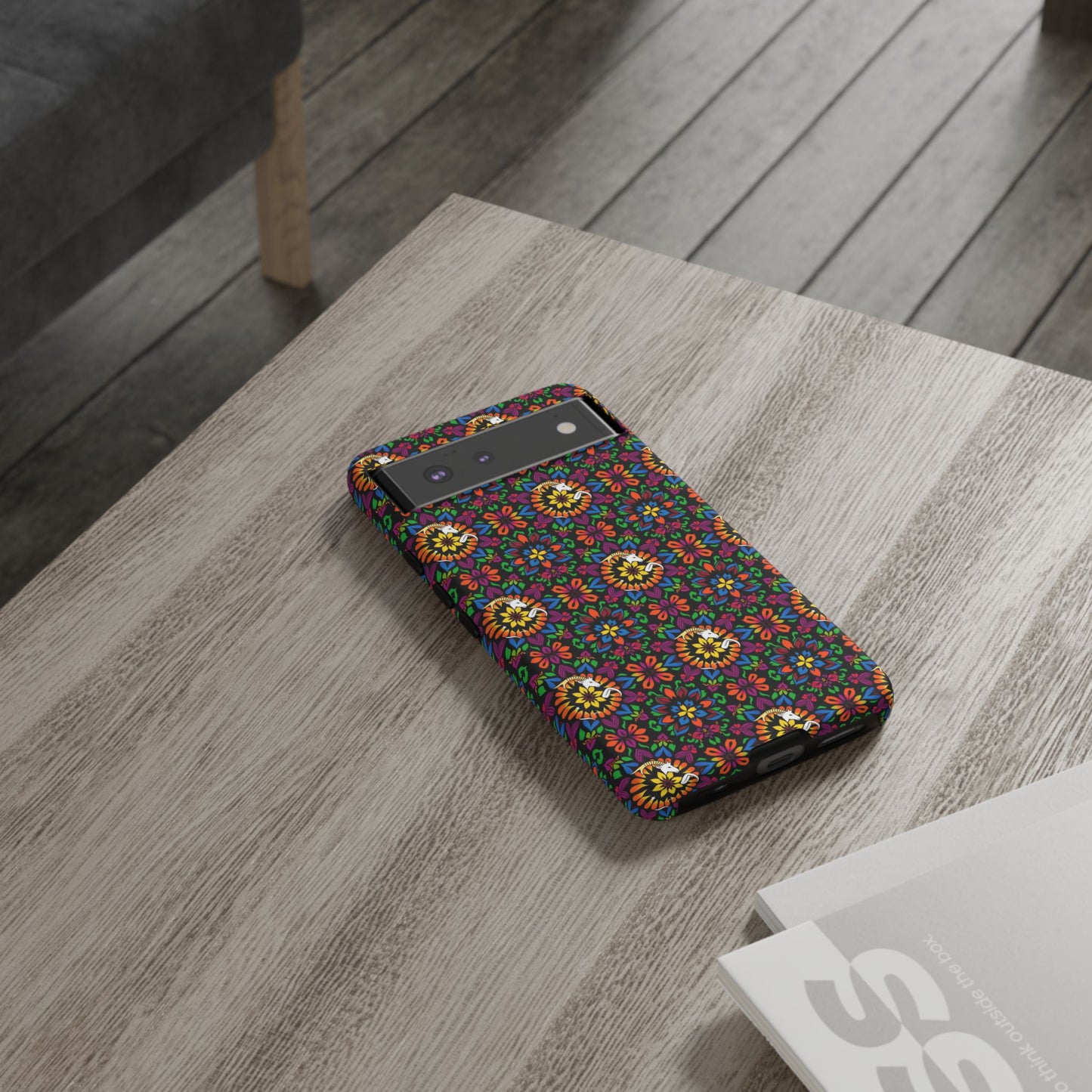 Tough Cases, Capricorn, Zodiac v2, Flower Pattern
