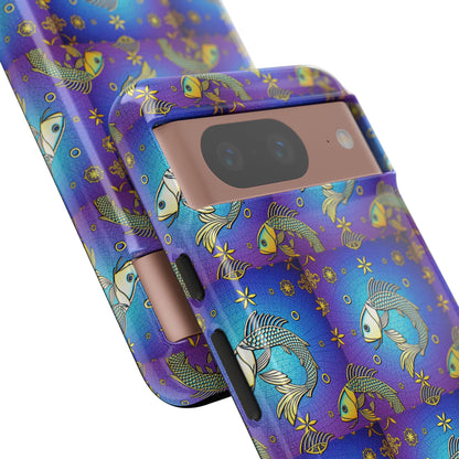Tough Cases, Pisces, Zodiac v2, Metal Pattern