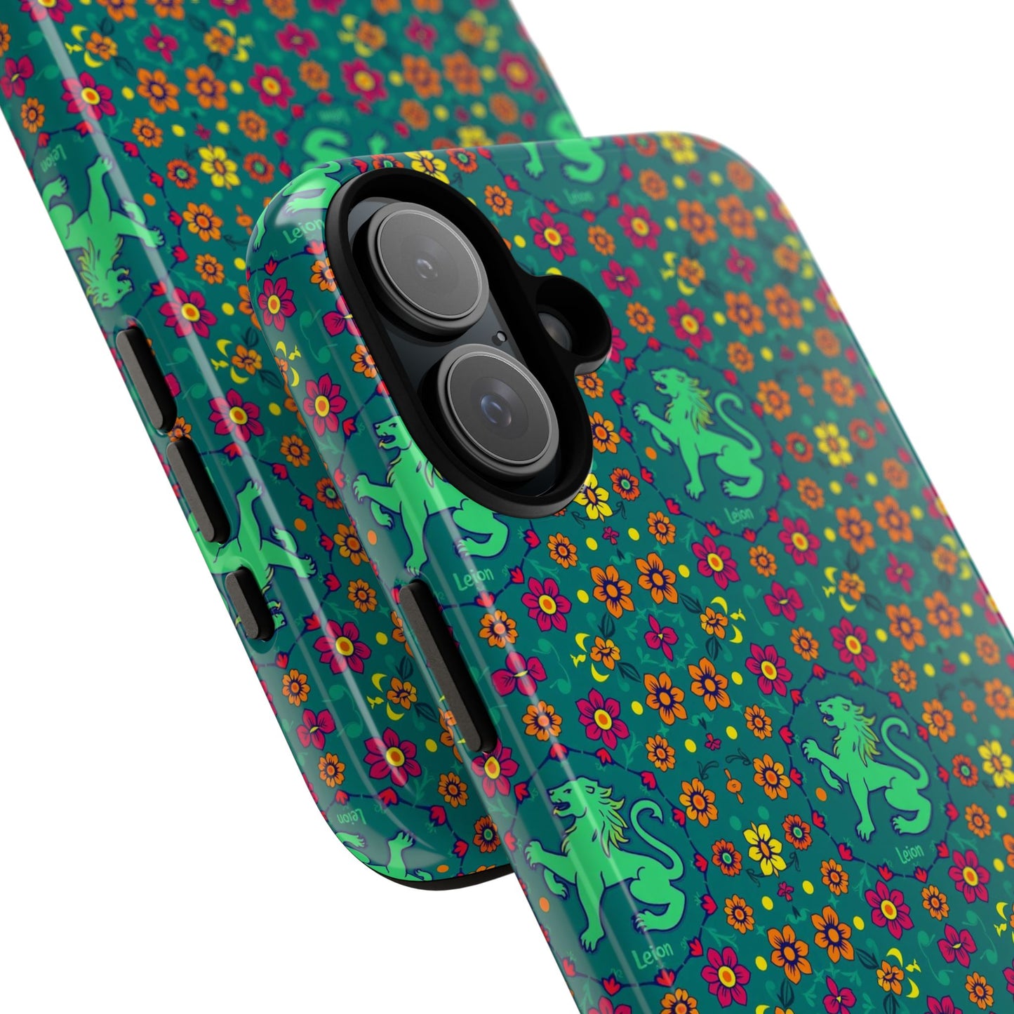 Tough Cases, Leo, Zodiac v3, Flower Pattern