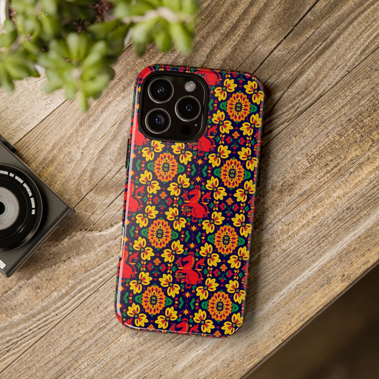 Tough Cases, Virgo, Zodiac v2, Flower Pattern
