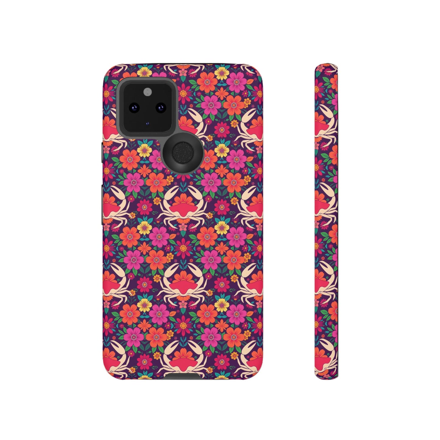 Tough Cases, Cancer, Zodiac v1, Flower Pattern