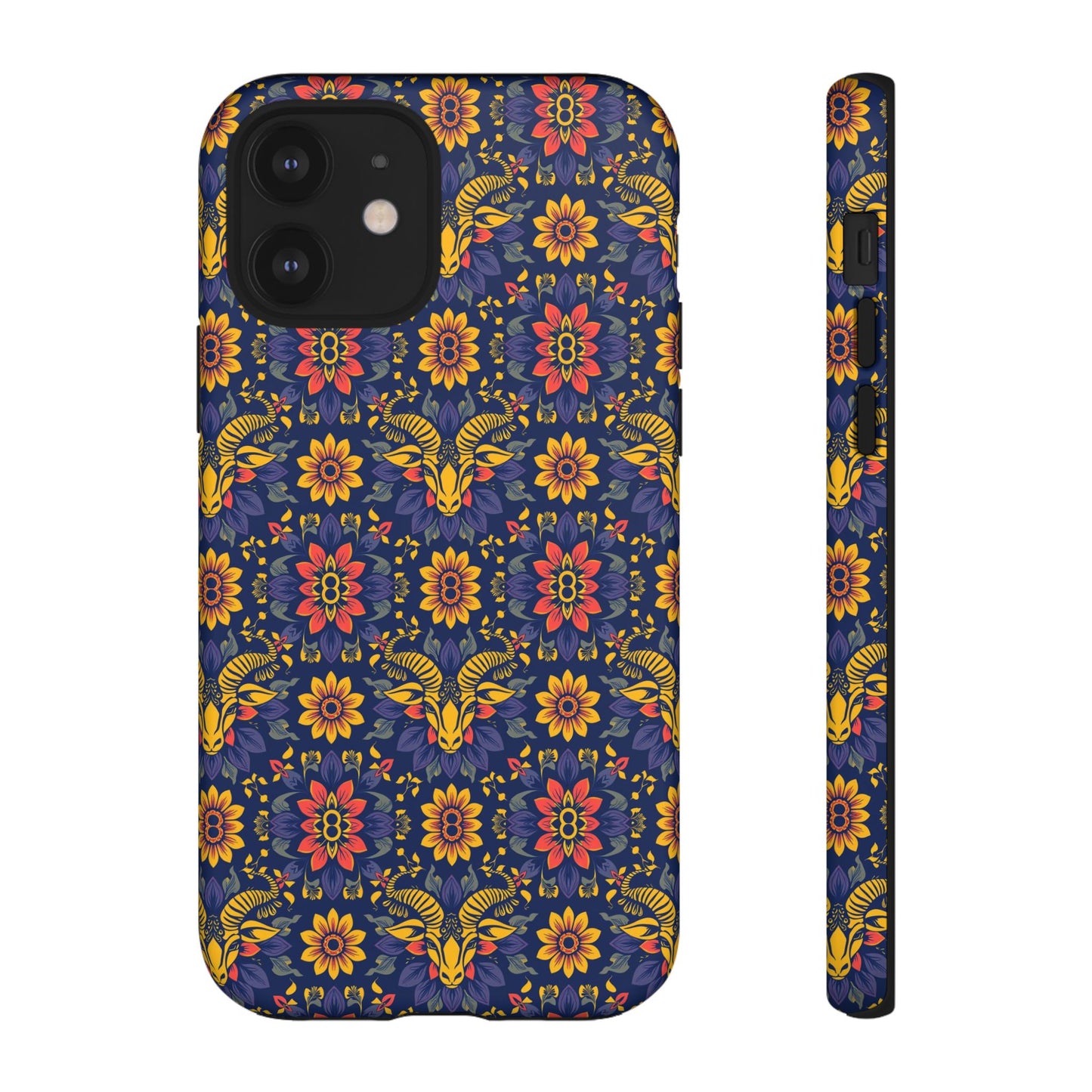 Tough Cases, Taurus, Zodiac v3, Flower Pattern