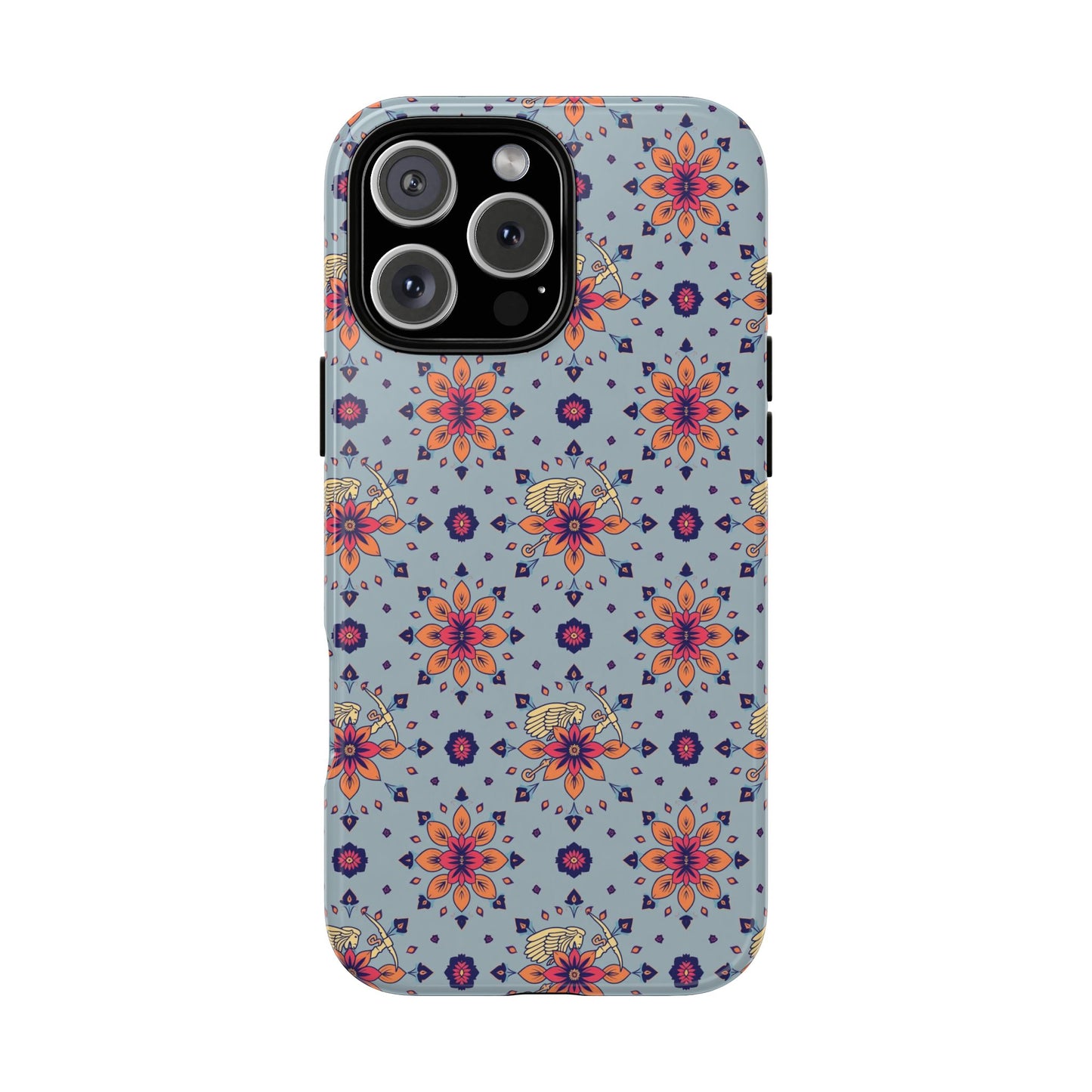 Tough Cases, Sagittarius, Zodiac v3, Flower Pattern