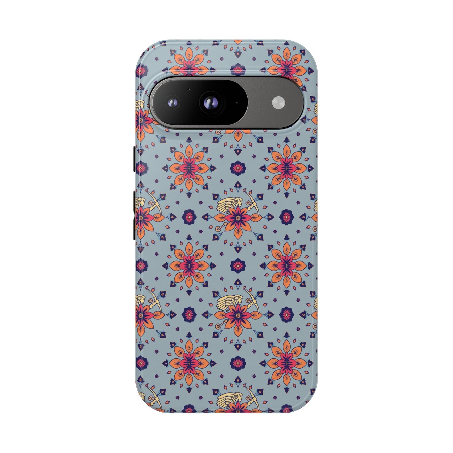 Tough Cases, Sagittarius, Zodiac v3, Flower Pattern