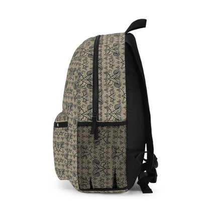 Backpack, Aries, Zodiac v2, Metal Pattern