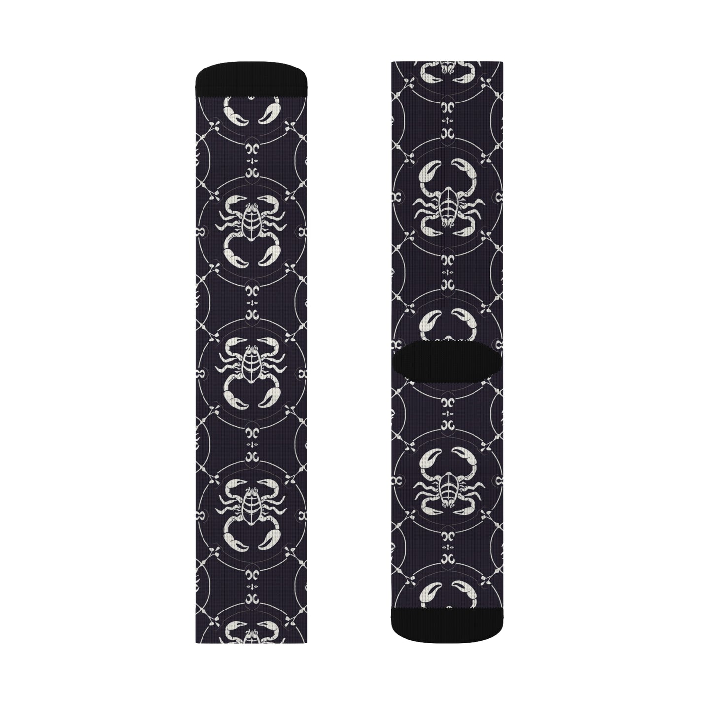 Sublimation Socks, Scorpio, Zodiac, Pattern