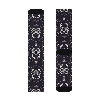 Sublimation Socks, Scorpio, Zodiac, Pattern