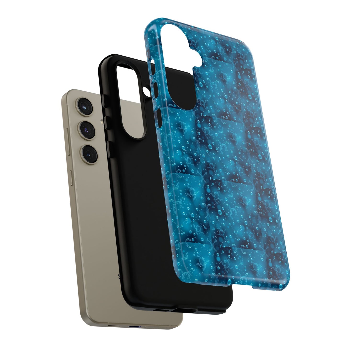 Tough Cases, Aquarius, Zodiac v3, Bubble Pattern