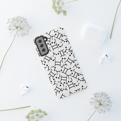 Tough Cases with the Gemini Zodiac sign for iPhone, Samsung Galaxy, and Google Pixel devices