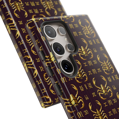 Tough Cases, Scorpio, Zodiac v2, Metal Pattern