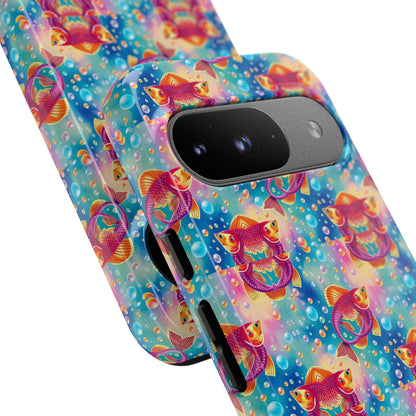 Tough Cases, Pisces, Zodiac v1, Bubble Pattern