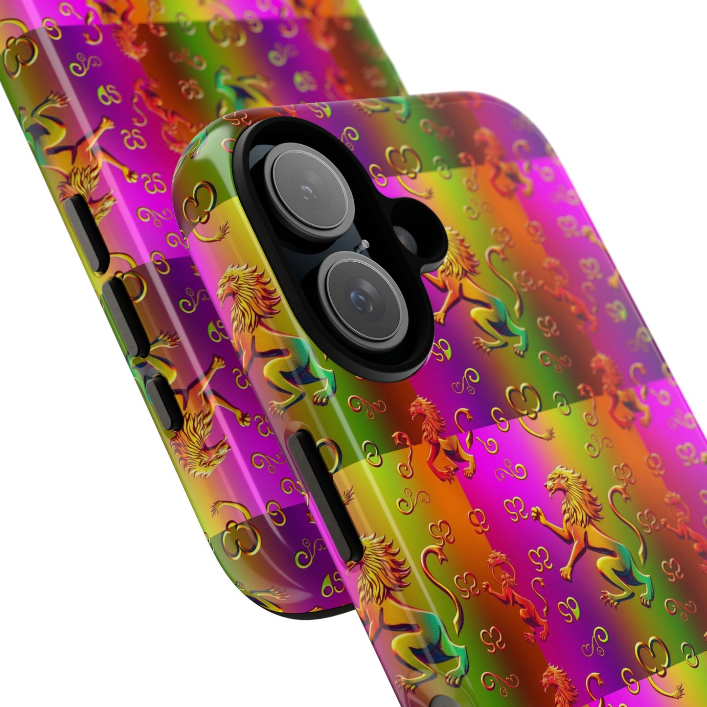 Tough Cases, Leo, Zodiac v1, Metal Pattern