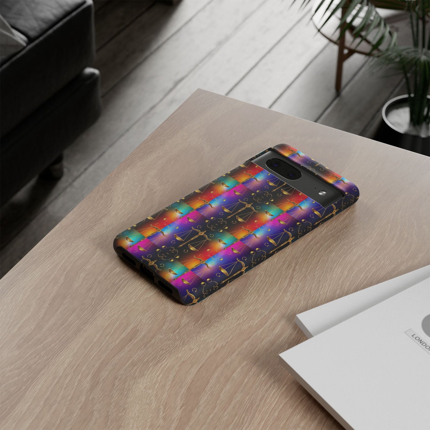 Tough Cases, Libra, Zodiac v1, Metal Pattern