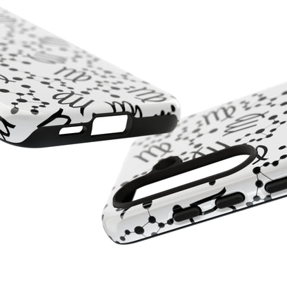 Tough Cases with the Virgo Zodiac sign for iPhone, Samsung Galaxy, and Google Pixel devices