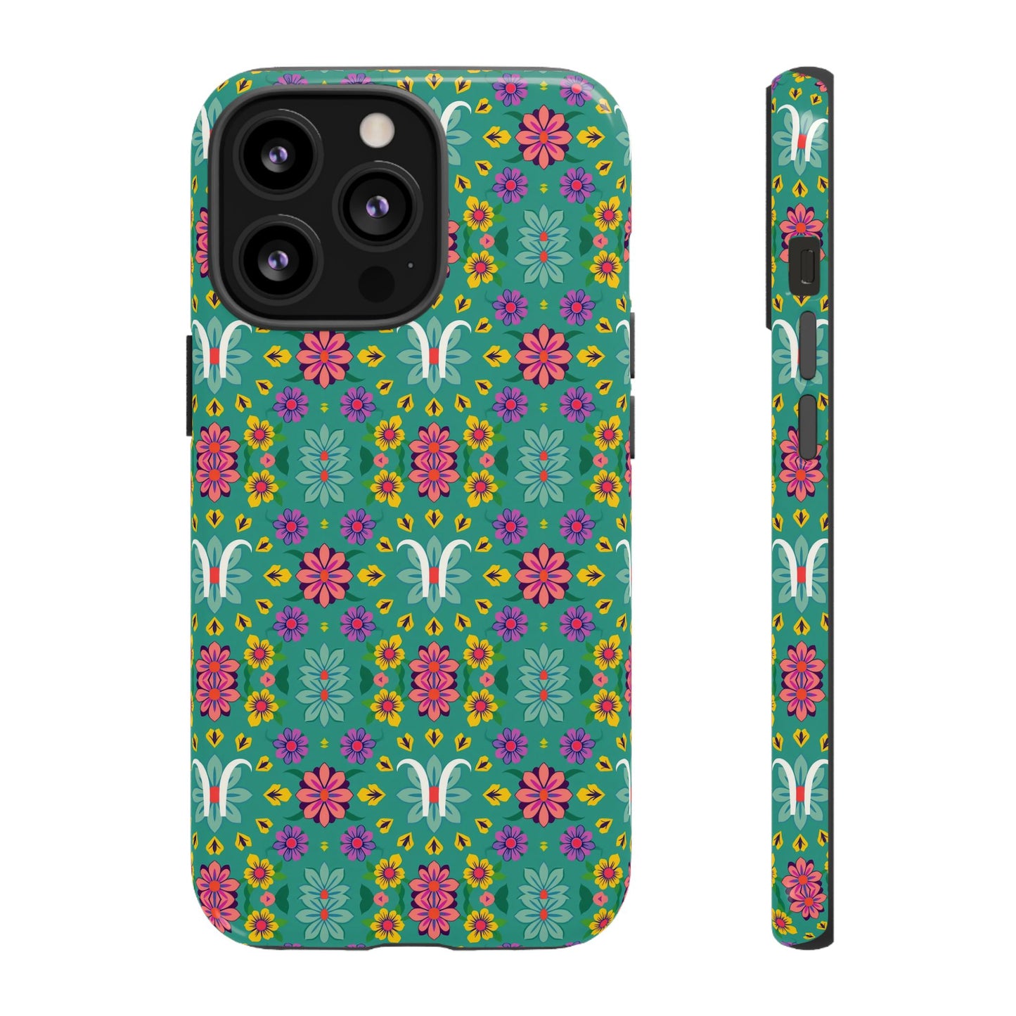 Tough Cases, Aquarius, Zodiac v4, Flower Pattern