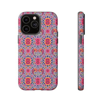 Tough Cases, Pisces, Zodiac v3, Flower Pattern