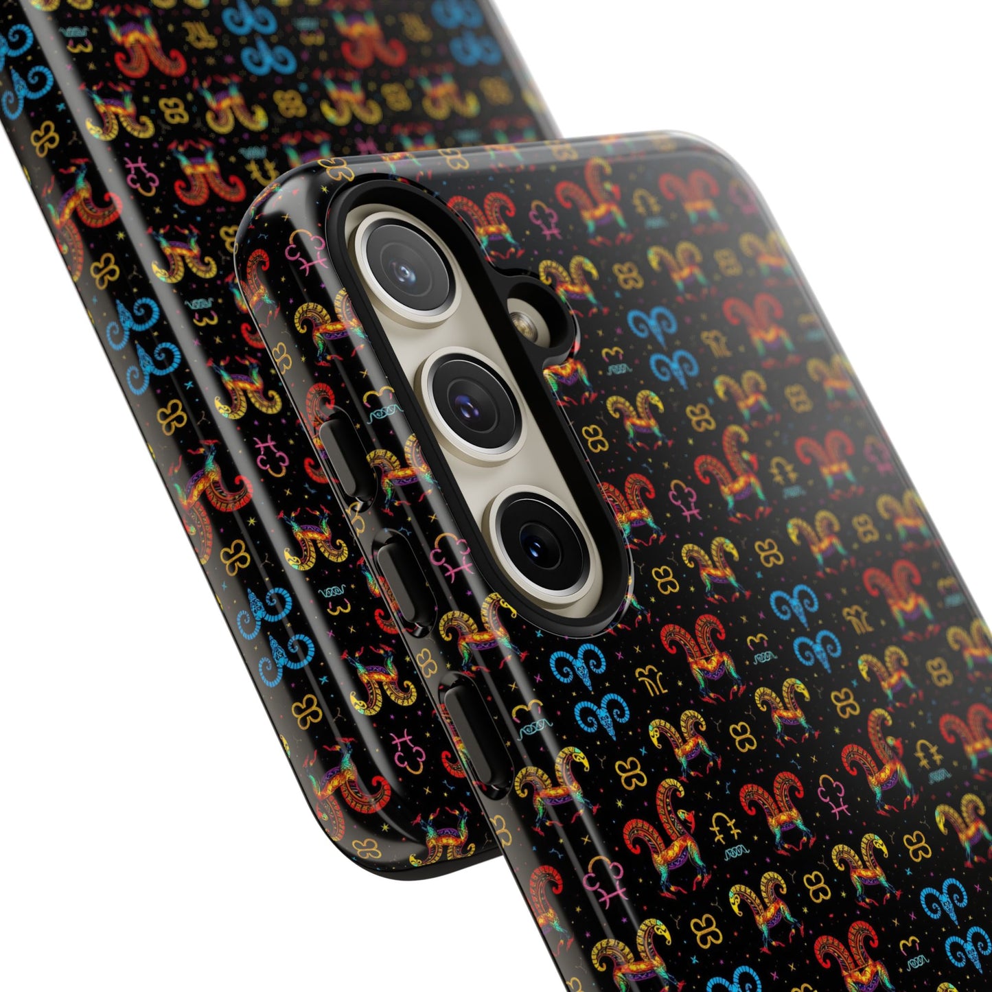 Tough Cases, Aries, Zodiac v1, Metal Pattern