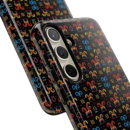 Tough Cases, Aries, Zodiac v1, Metal Pattern