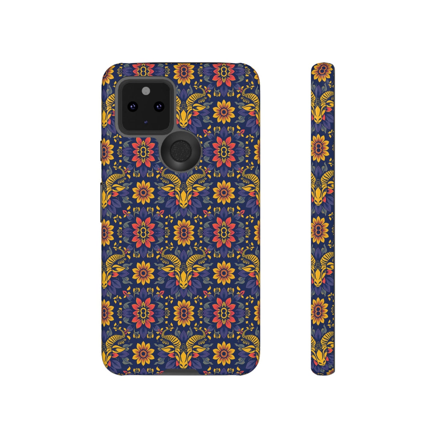 Tough Cases, Taurus, Zodiac v3, Flower Pattern