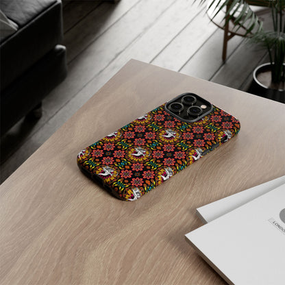 Tough Cases, Sagittarius, Zodiac v2, Flower Pattern