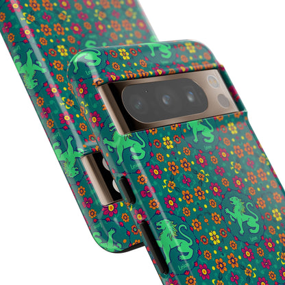 Tough Cases, Leo, Zodiac v3, Flower Pattern