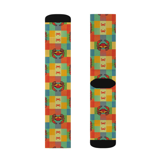 Sublimation Socks, Cancer, Zodiac, Shapes Pattern