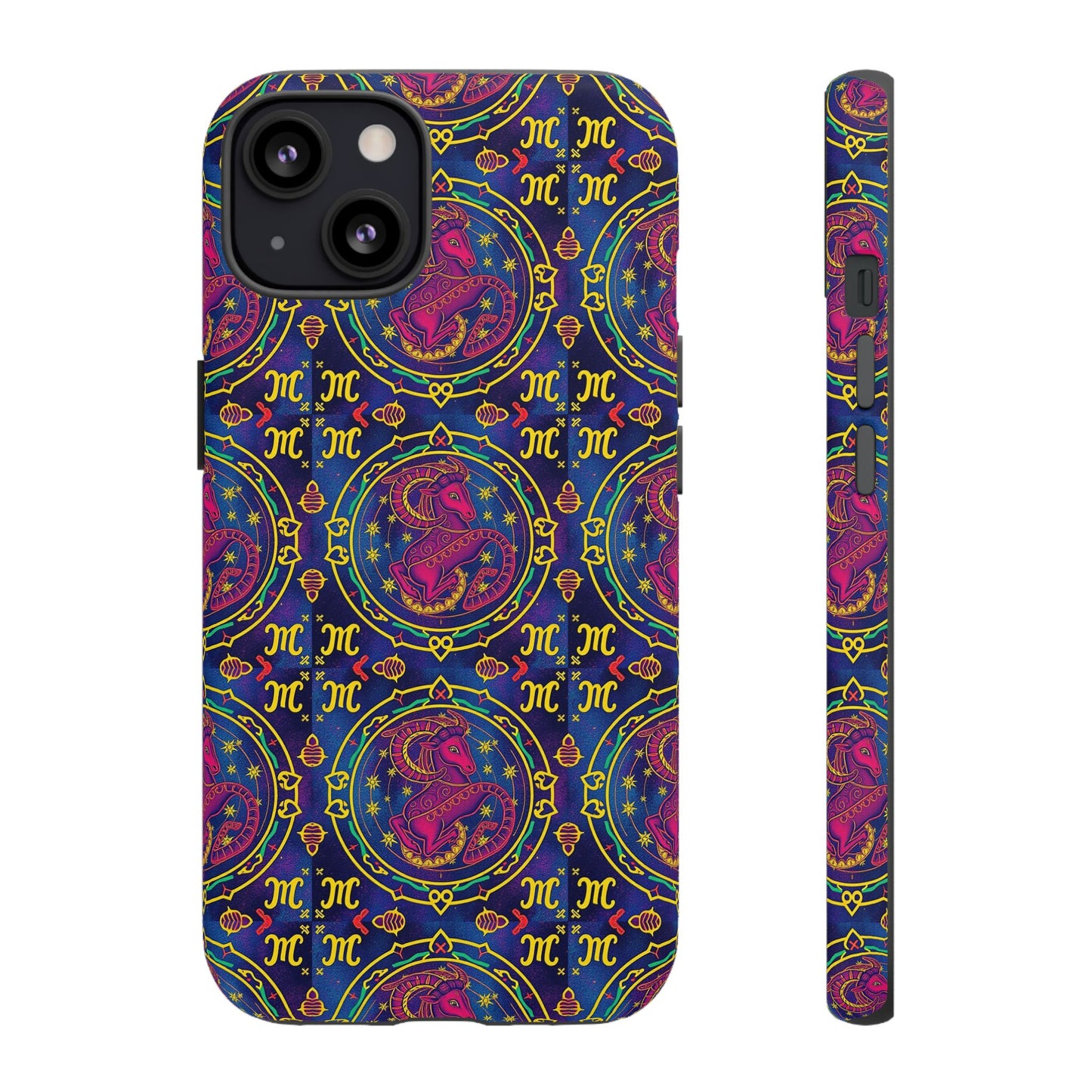 Tough Cases, Capricorn, Zodiac, Metal Pattern