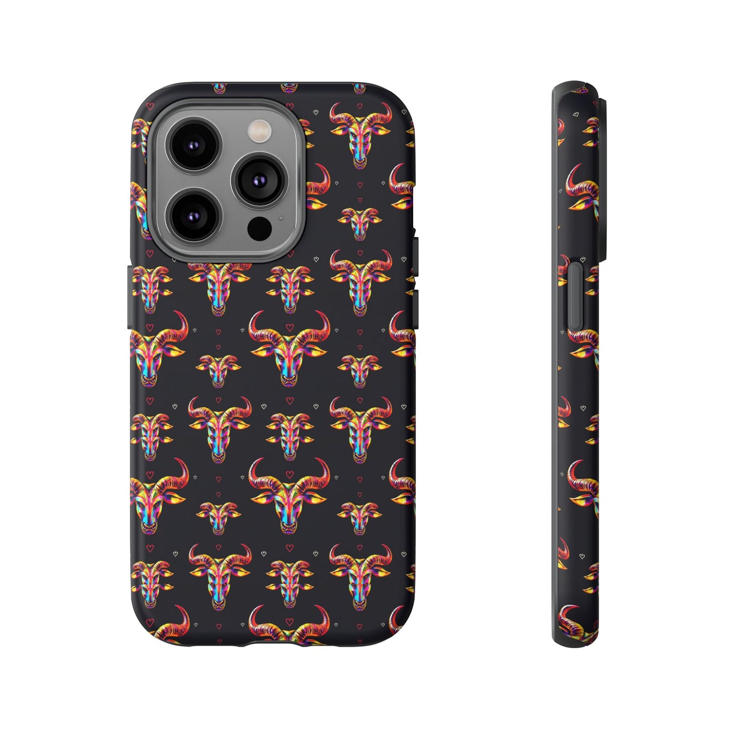 Tough Cases, Taurus, Zodiac, Metal Pattern