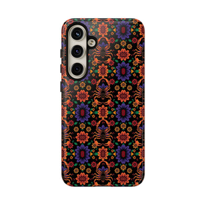 Tough Cases, Scorpio, Zodiac, Flower Pattern