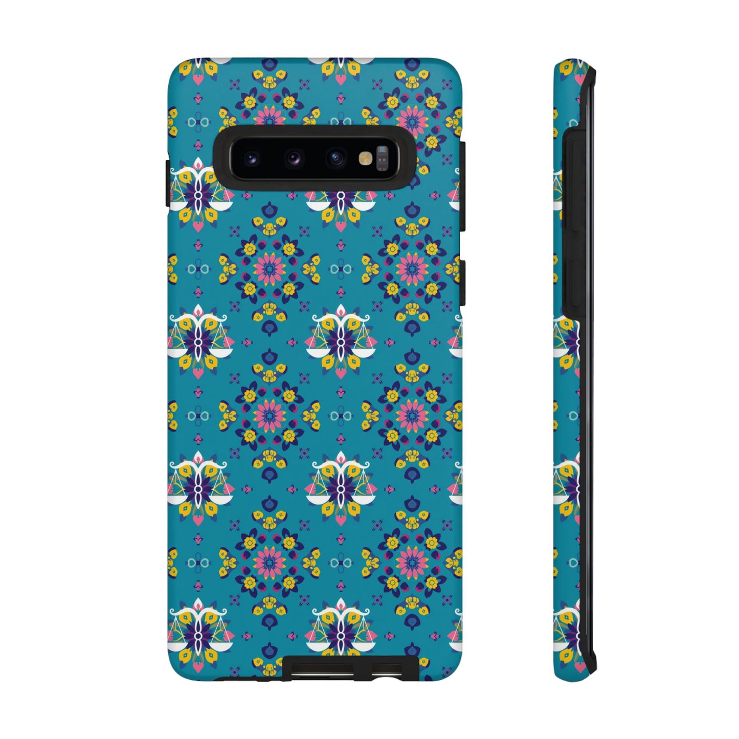 Tough Cases, Libra, Zodiac v2, Flower Pattern