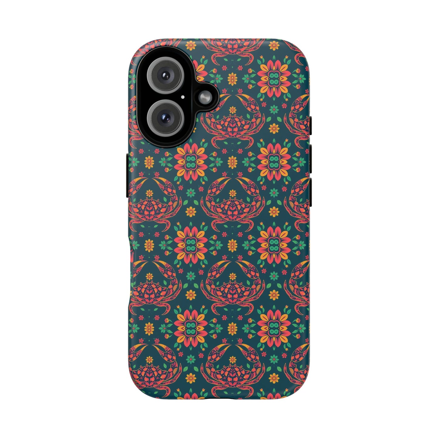 Tough Cases, Cancer, Zodiac v4, Flower Pattern