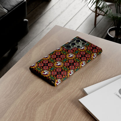 Tough Cases, Sagittarius, Zodiac v2, Flower Pattern