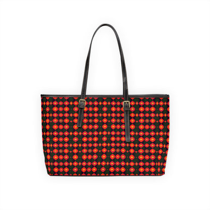 Leather Shoulder Bag, Sagittarius, Zodiac v4, Shapes Pattern