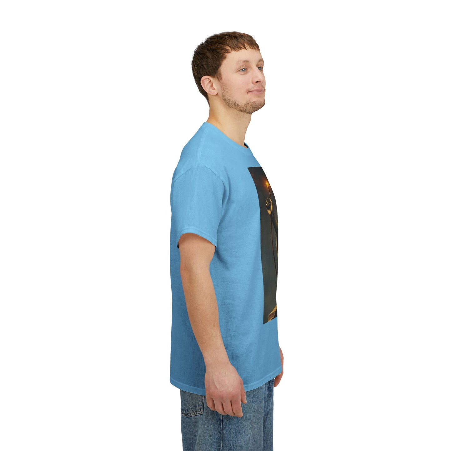 Unisex Heavy Cotton T-Shirt, Taurus God, Zodiac Design