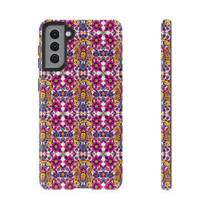Tough Cases, Scorpio, Zodiac v2, Flower Pattern