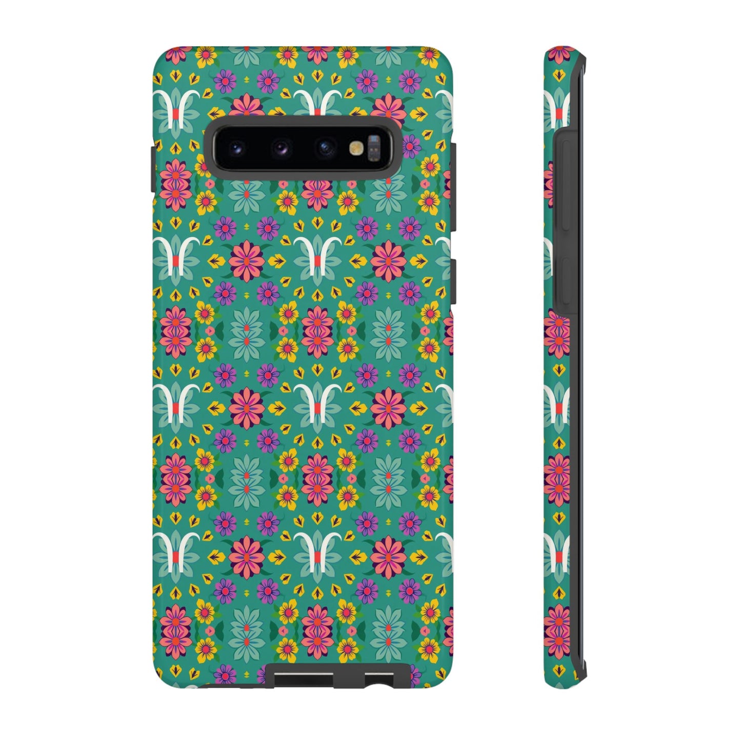 Tough Cases, Aquarius, Zodiac v4, Flower Pattern