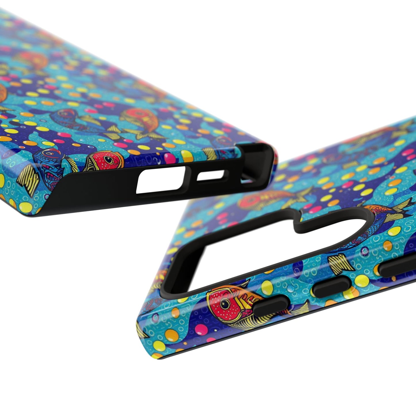 Tough Cases, Pisces, Zodiac v2, Bubble Pattern