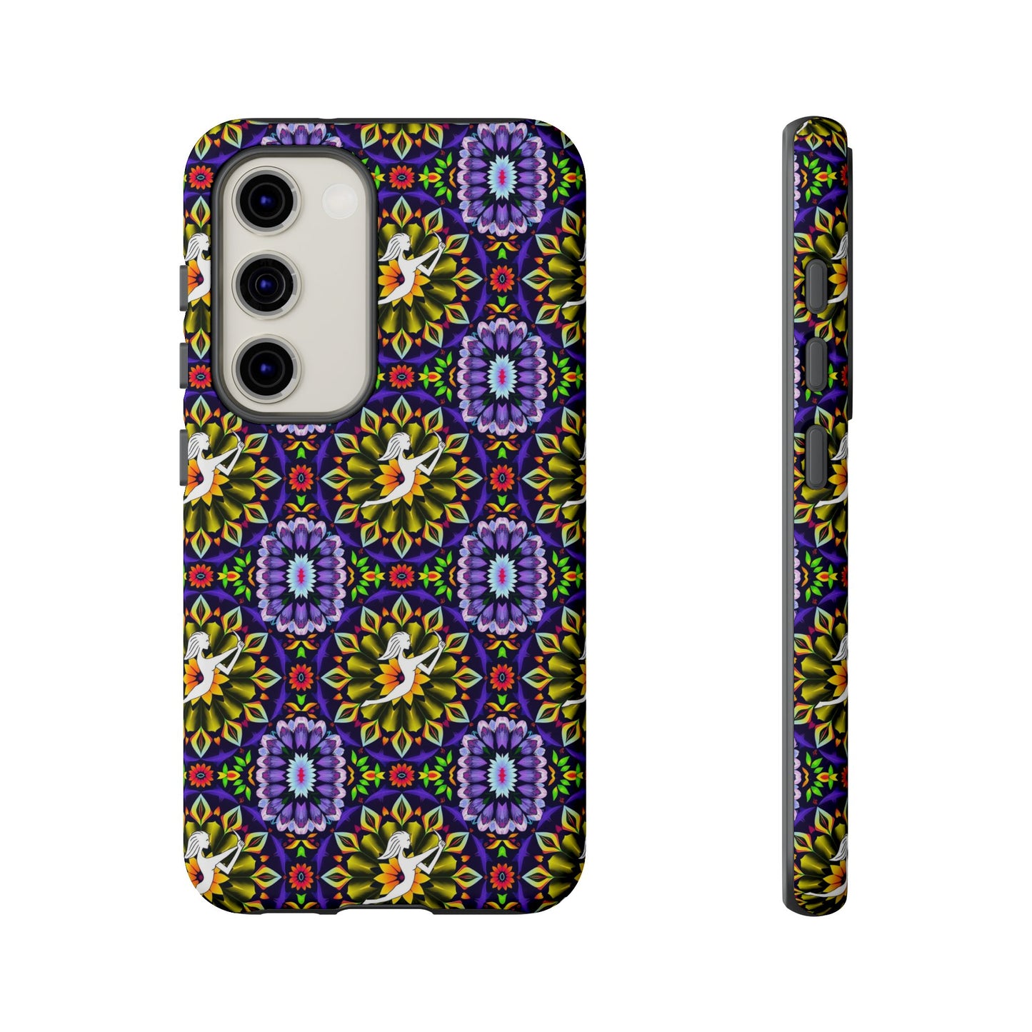 Tough Cases, Sagittarius, Zodiac v1, Flower Pattern