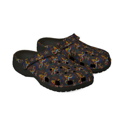 EVA Foam Rubber Shoes, (AOP), Taurus, Zodiac v2, Pattern
